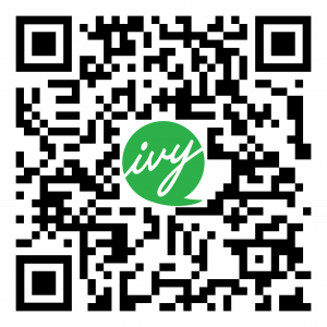 QR code for Ask Ivy guest service support