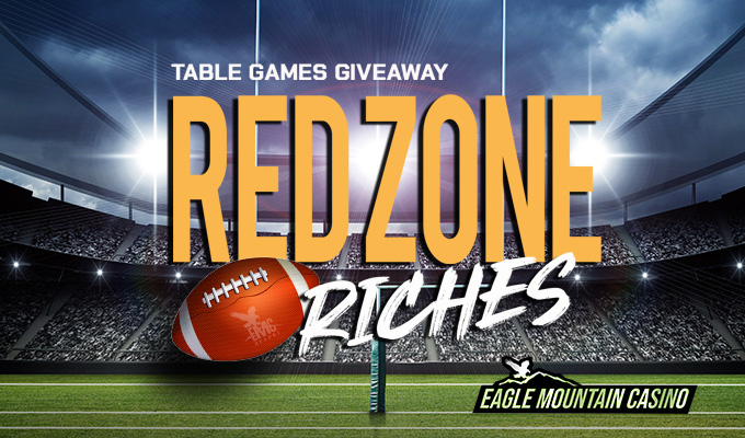 Red Zone Riches - Table Games Giveaway